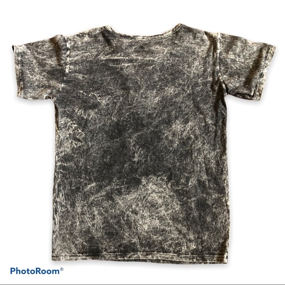 Bravado Guns N Roses Acid Wash Lace Up Tee- Medium - Picture 3 of 7